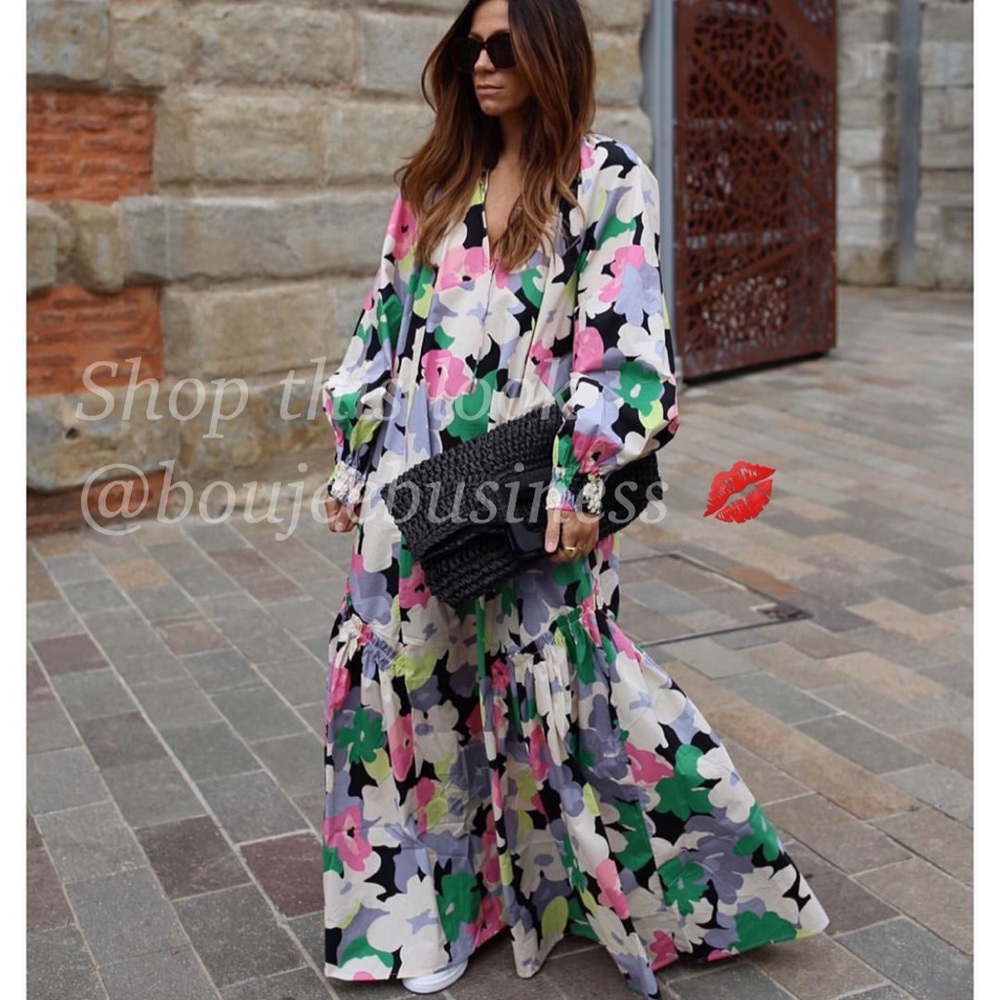 H&M Cotton Kaftan Dress - Picture 15 of 16